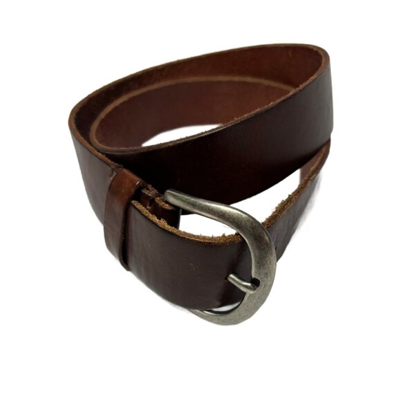 American Eagle Outfitters Brown Leather Belt Women's Sz XS - Picture 1 of 3